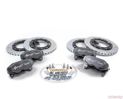 Agency Power Big Brake Kit Front and Rear Graphite Gray Can-Am Maverick X3 Turbo 14-18 Agency Power