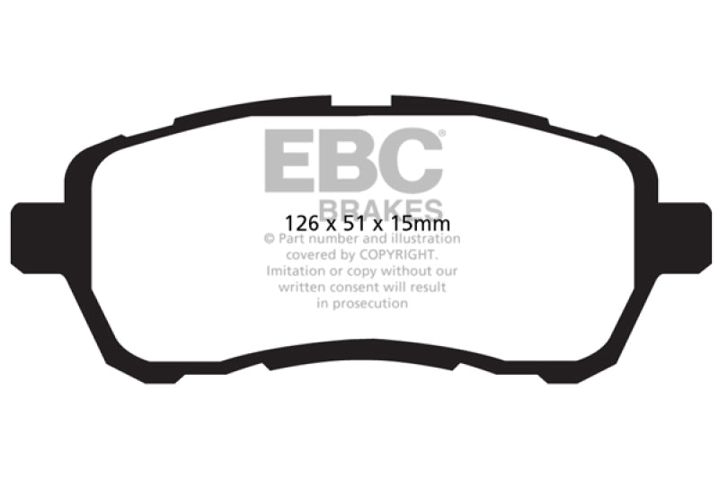 EBC Ultimax2 Front Brake Pads - UD14541