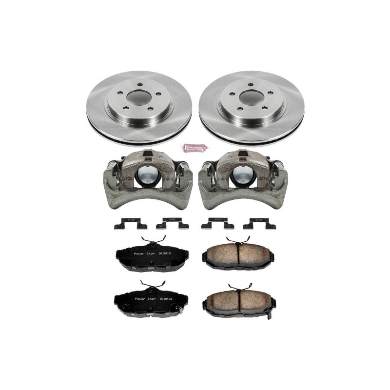 Power Stop 11-14 Ford Mustang Rear Autospecialty Brake Kit w/Calipers PowerStop