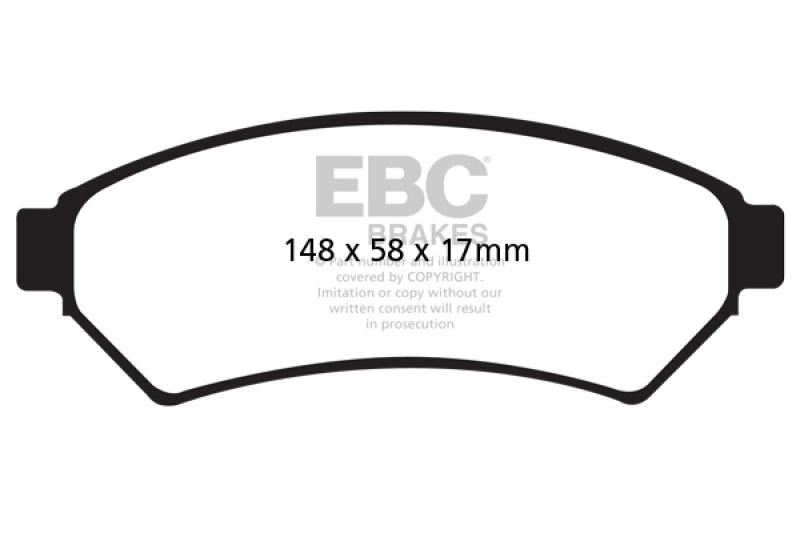 EBC GreenStuff Front Brake Pads - DP61727 EBC