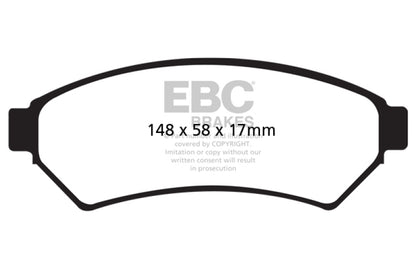 EBC GreenStuff Front Brake Pads - DP61727 EBC