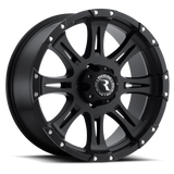 Raceline 981 Raptor 17x9in / 8x170 BP / -12mm Offset / 130.81mm Bore - Satin Black Wheel