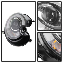 Load image into Gallery viewer, Spyder Mini Cooper 2010-2012 Projector Headlights Xenon/HID Model- DRL Blk PRO-YD-MC07-HID-DRL-BK