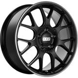 BBS CH-R 19x10 5x130 ET38 CB71.6 Satin Black - 82mm PFS/Clip Req.