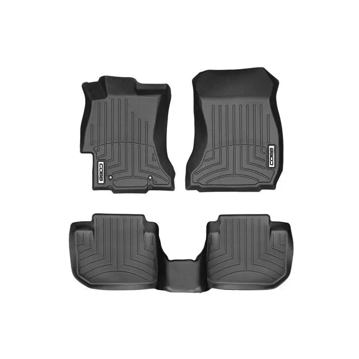 COBB 15-17 Subaru WRX / STI Front FloorLiner by WeatherTech - Black WT444391 COBB
