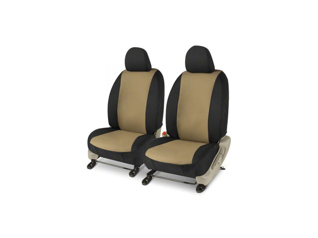 Covercraft 22-24 Jeep Grand Endura PrecisionFit Custom Front Row Seat Covers - Tan/Black