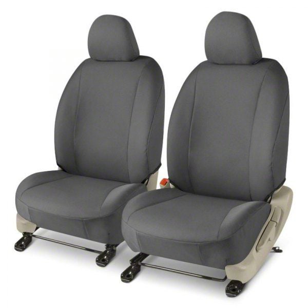 Covercraft 21-24 Ford Bronco Carhartt PrecisionFit Custom Front Row Seat Covers - Gravel