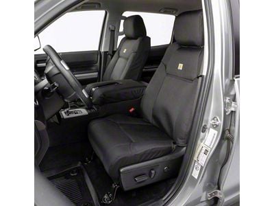 Covercraft 18-24 Chevrolet Traverse Leatherette PrecisionFit Custom Front Row Seat Covers - Black