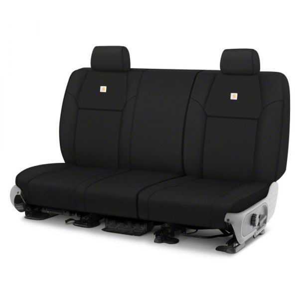 Covercraft 23-24 Ford Super Carhartt Super Dux PrecisionFit Custom Second Row Seat Covers - Black