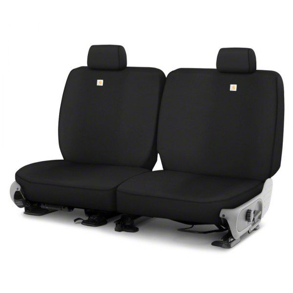 Covercraft 21-24 Ford Bronco Carhartt Super Dux SeatSaver Custom Second Row Seat Covers - Black