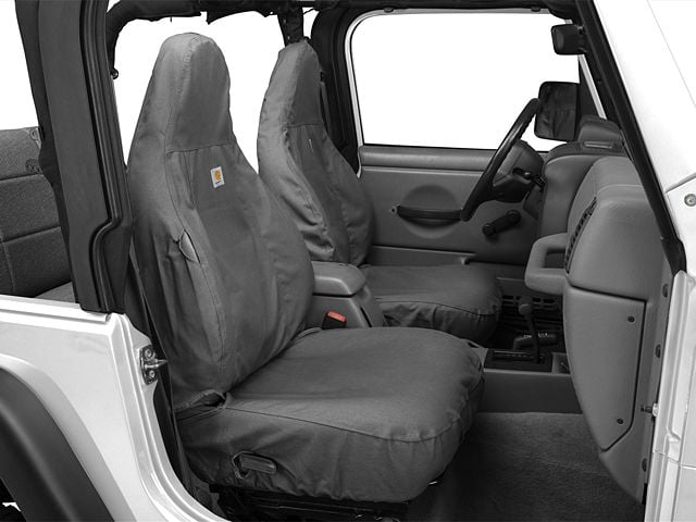 Covercraft 03-06 Jeep Wrangler Carhartt SeatSaver Custom Second Row Seat Covers - Gravel