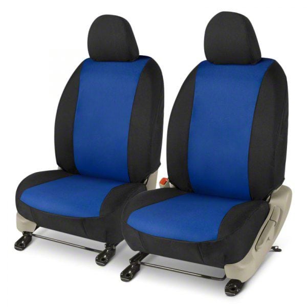 Covercraft 16-24 Chevrolet Express/GMC Endura PrecisionFit Custom Front Row Seat Covers - Blue/Black