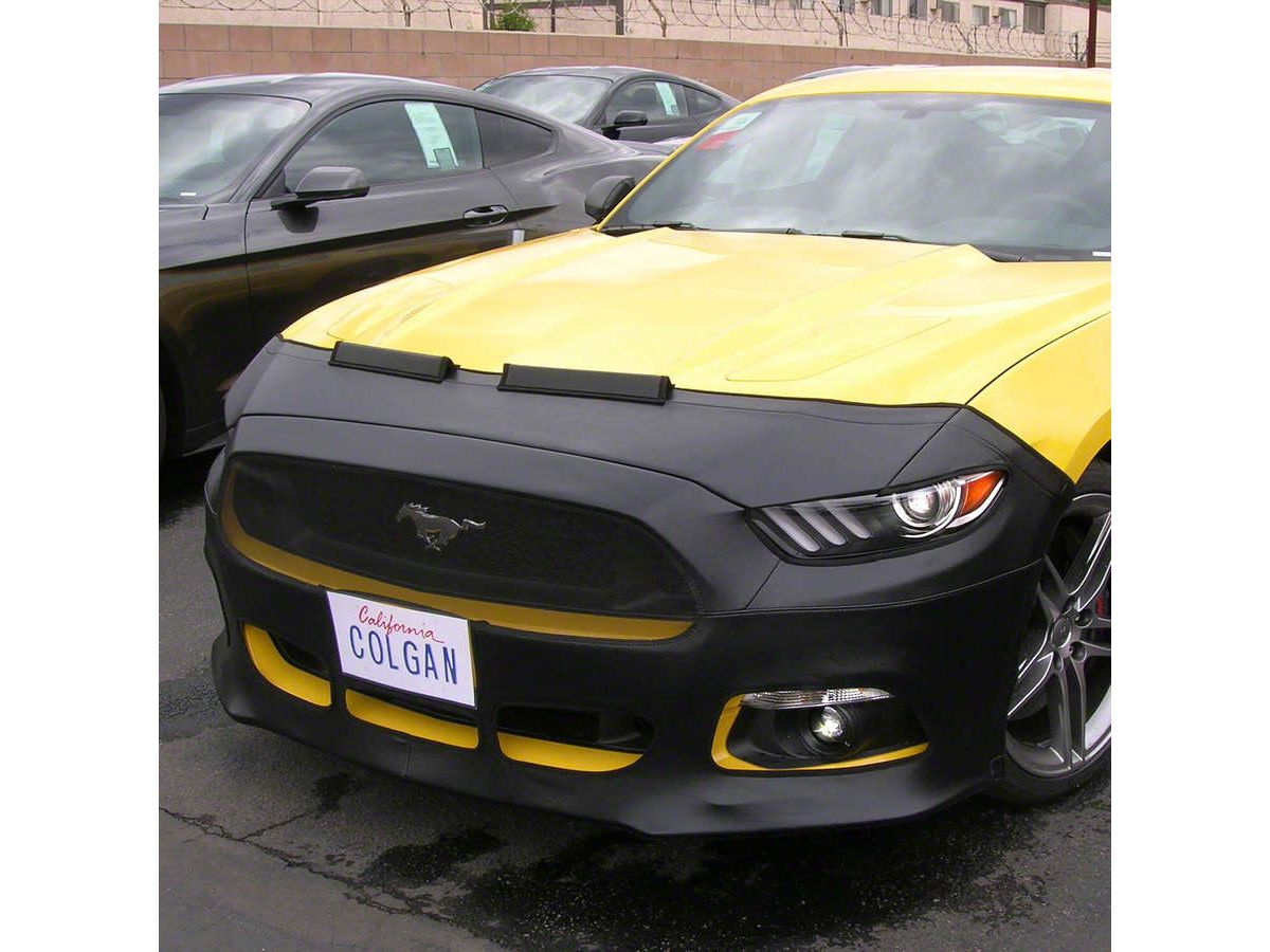Covercraft 14-19 Corvette C7 Stingray Front End Bra with License Plate Opening Black Crush