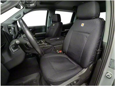 Covercraft 04-08 Ford F150 Carhartt Super Dux PrecisionFit Custom Front Row Seat Covers - Black