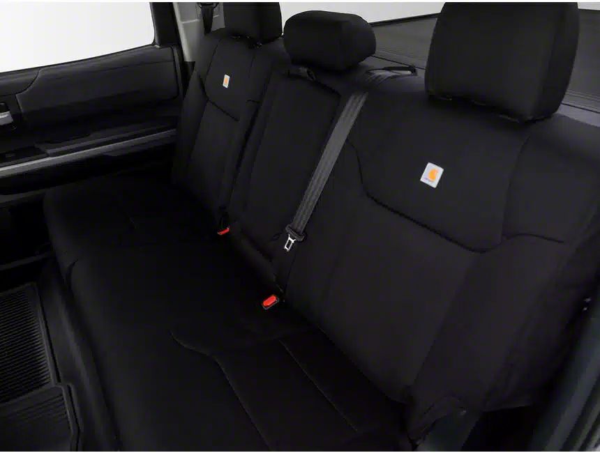 Covercraft 17-18 Ford F250 Carhartt Super Dux PrecisionFit Custom Second Row Seat Covers - Black