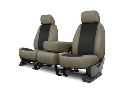 Covercraft 17-22 Ford F250 Endura PrecisionFit Custom Front Row Seat Covers - Charcoal/Black