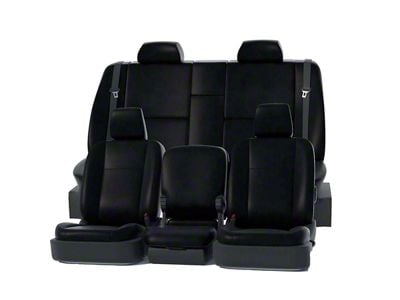 Covercraft 23-24 Ford Super Leatherette PrecisionFit Custom Second Row Seat Covers - Black