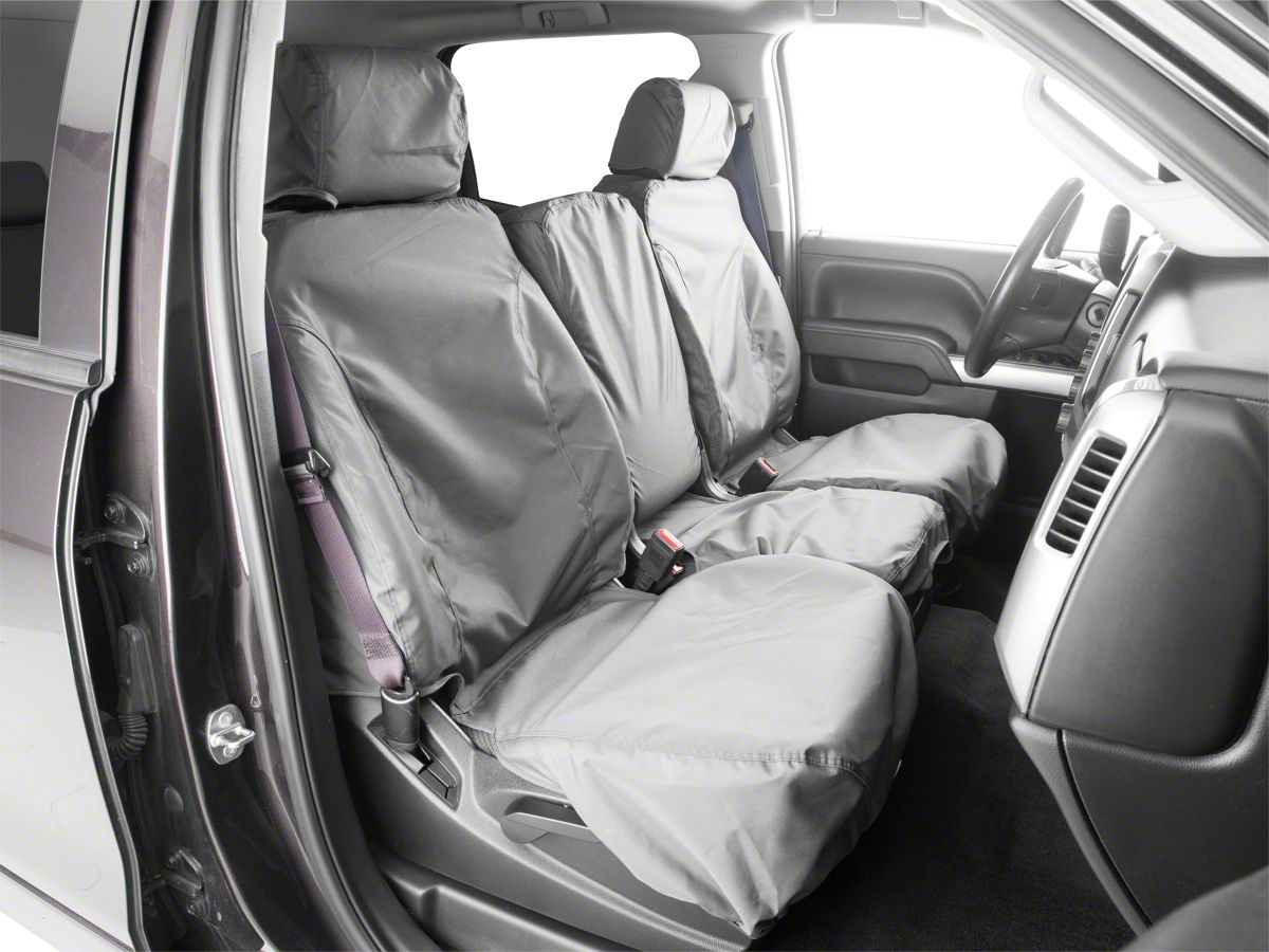 Covercraft 06-08 Dodge Ram Waterproof Polyester SeatSaver Custom Front Row Seat Covers - Grey
