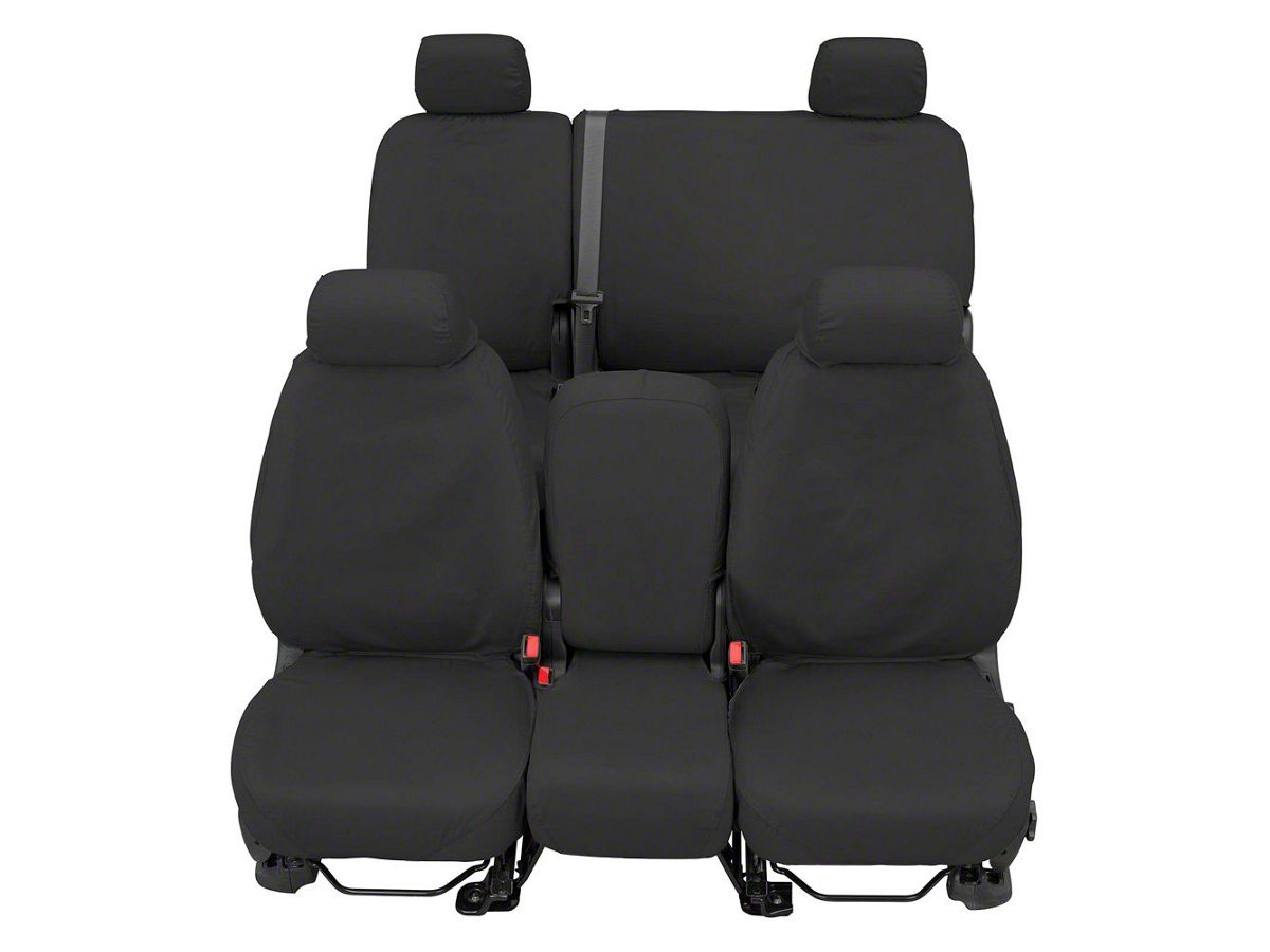Covercraft 07-13 GMC Sierra Waterproof Polyester SeatSaver Custom Second Row Seat Covers - Taupe