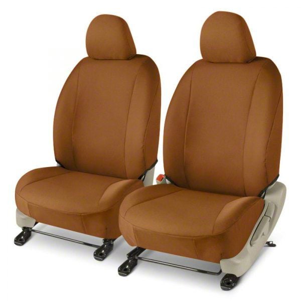 Covercraft 18-24 Jeep Wrangler Carhartt SeatSaver Custom Front Row Seat Covers - Brown