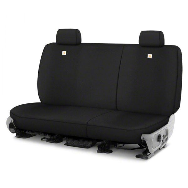 Covercraft 18-24 Jeep Wrangler Carhartt Super Dux SeatSaver Custom Second Row Seat Covers - Black