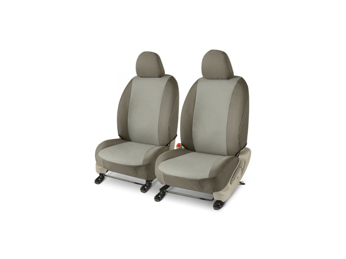 Covercraft 18-24 Jeep Wrangler Endura PrecisionFit Custom Front Row Seat Covers - Charcoal/Charcoal
