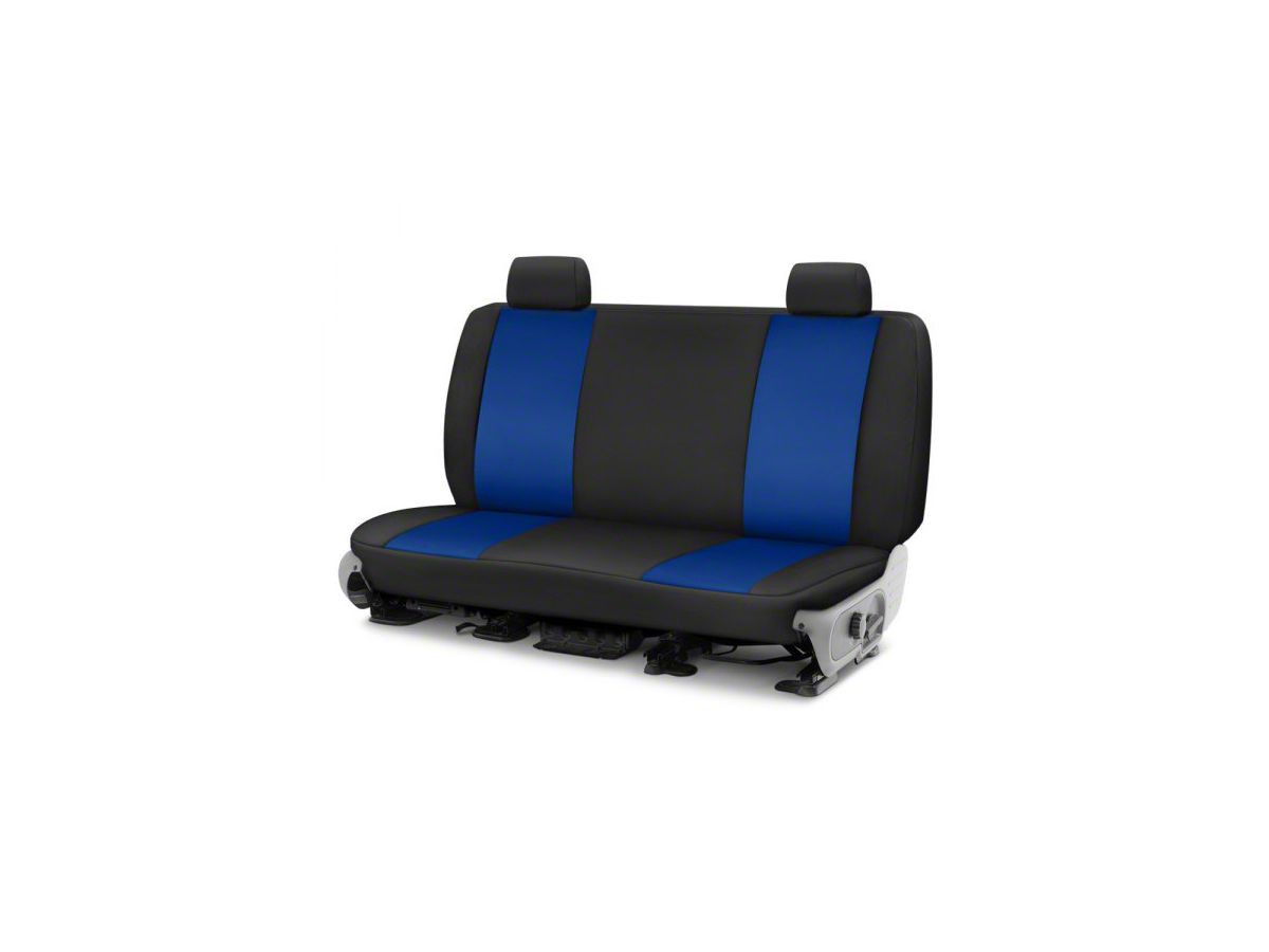 Covercraft 21-24 Jeep Wrangler Endura PrecisionFit Custom Second Row Seat Covers - Blue/Black