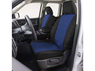 Covercraft 22-24 Toyota Tundra Endura PrecisionFit Custom Second Row Seat Covers - Blue/Black