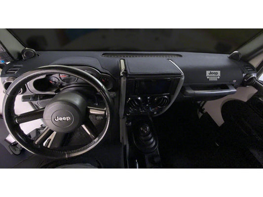 Covercraft 11-14 Jeep Wrangler (JK) w/ Light Sensor Limited Edition Dash Cover w Jeep Grill Logo