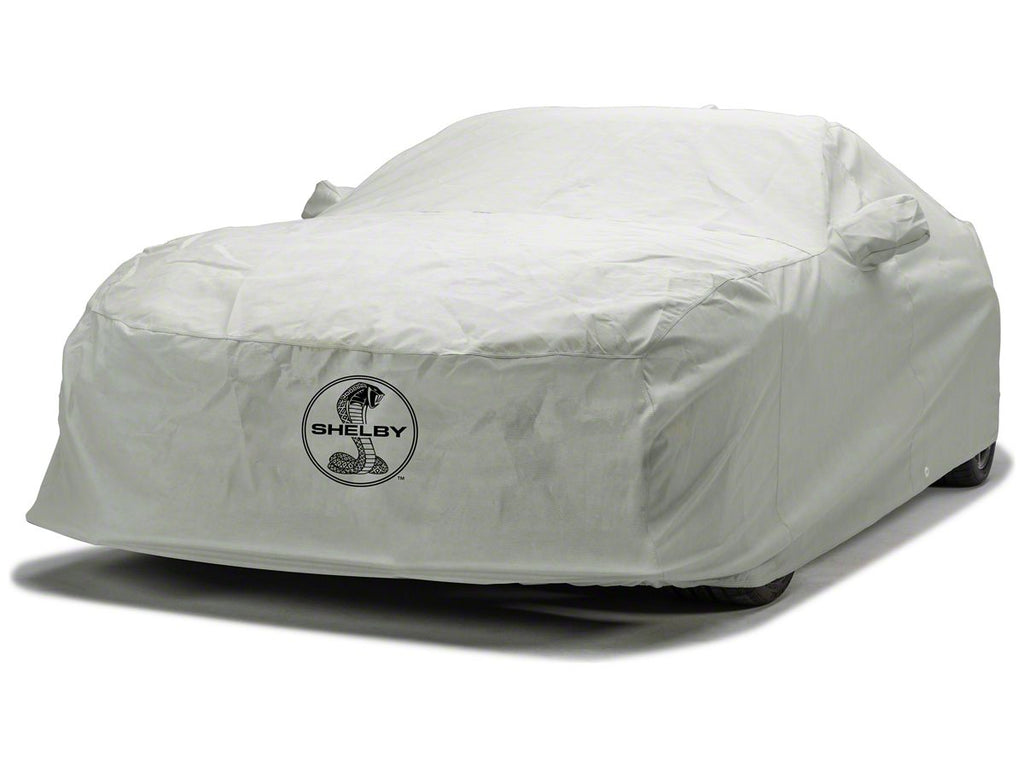 Covercraft 20 Ford Mustang  Custom 3-Layer Moderate Climate Car Cover w/ Blk  Snake Medallion Logo