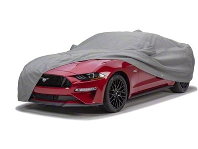 Covercraft 71-73 Ford Mustang Notchback Custom 5-Layer Softback All Climate Car Cover - Gray