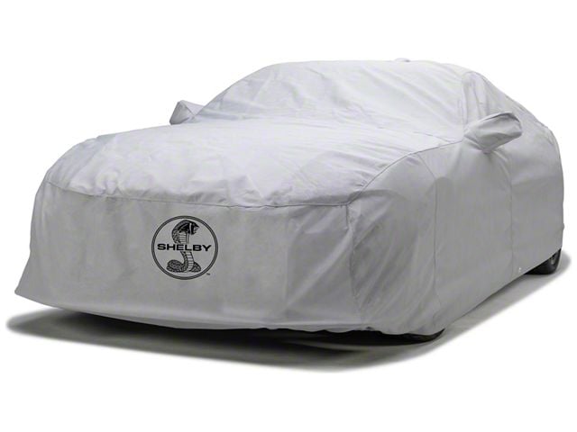 Covercraft 67-68 Ford Mustang Custom 5-Layer Indoor Car Cover With Black Shelby Snake Medallion Logo