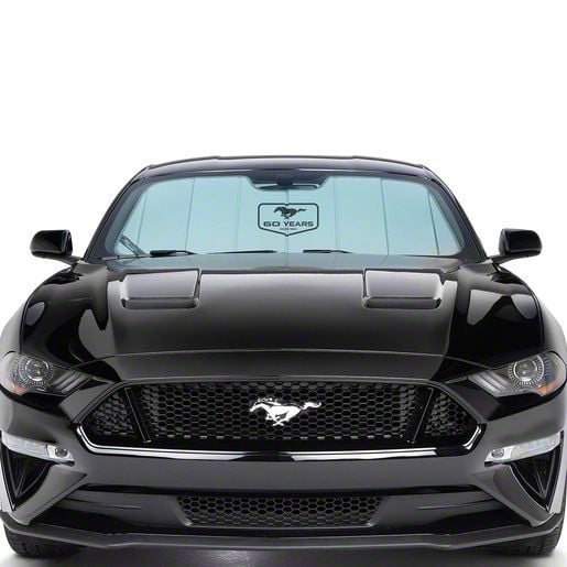 Covercraft 65-70 Ford Mustang 2 Dr Hardtop UVS100 Custom Sunscreen with Mustang 60 Years Logo