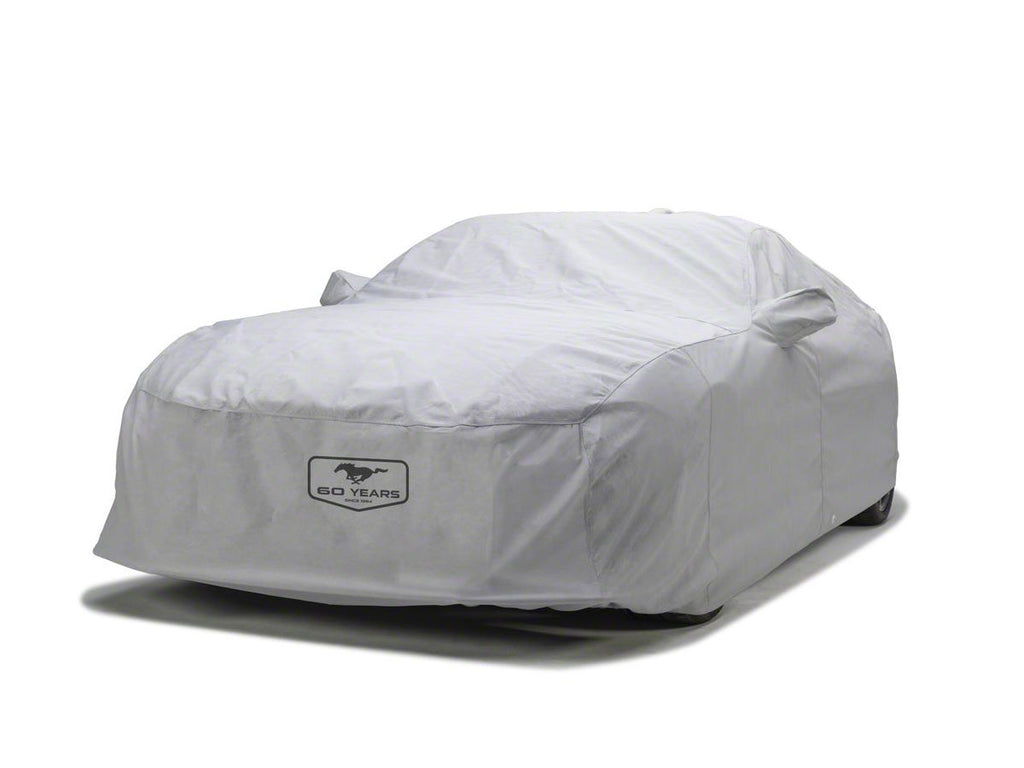 Covercraft 15-24 Mustang Custom 5-Layer Softback All Climate Car Cover with Mustang 60th Anni logo