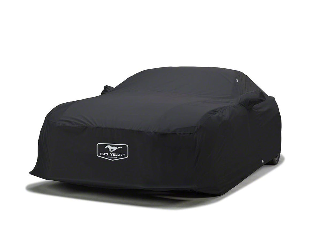 Covercraft 10-14 Mustang Custom WeatherShield HP Car Cover with Mustang 60th Anniversary logo