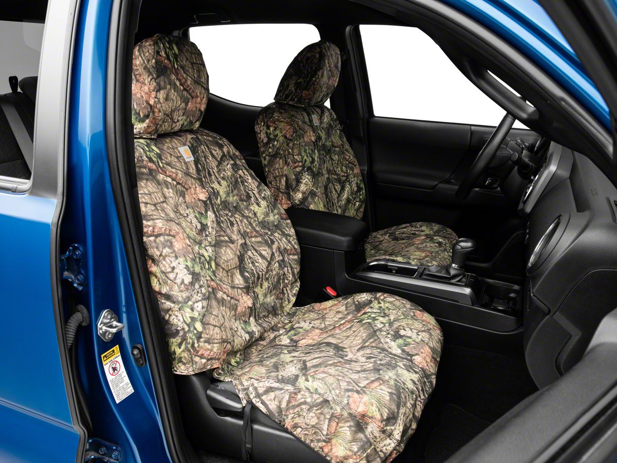 Covercraft 09-12 Dodge Ram Carhartt SeatSaver Custom Front Row Seat Covers - Gravel