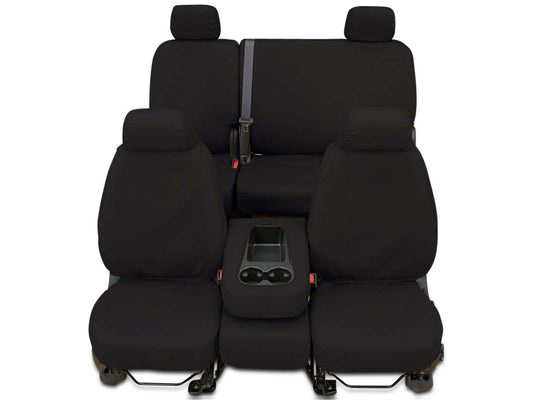Covercraft 14-18 Chevrolet Silverado Polycotton SeatSaver Custom Second Row Seat Covers - Taupe