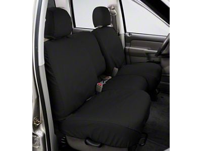 Covercraft 13-16 Dodge RAM Polycotton SeatSaver Custom Front Row Seat Covers - Tan