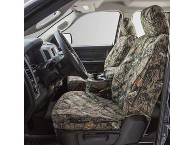 Covercraft 17-18 Dodge RAM P/U Waterproof Polyester SeatSaver Custom Front Row Seat Covers - Grey