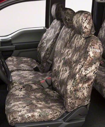 Covercraft 19-20 Ford F-150 Prym1 Camo SeatSaver Custom Front Row Seat Covers - Multi-Purpose Camo