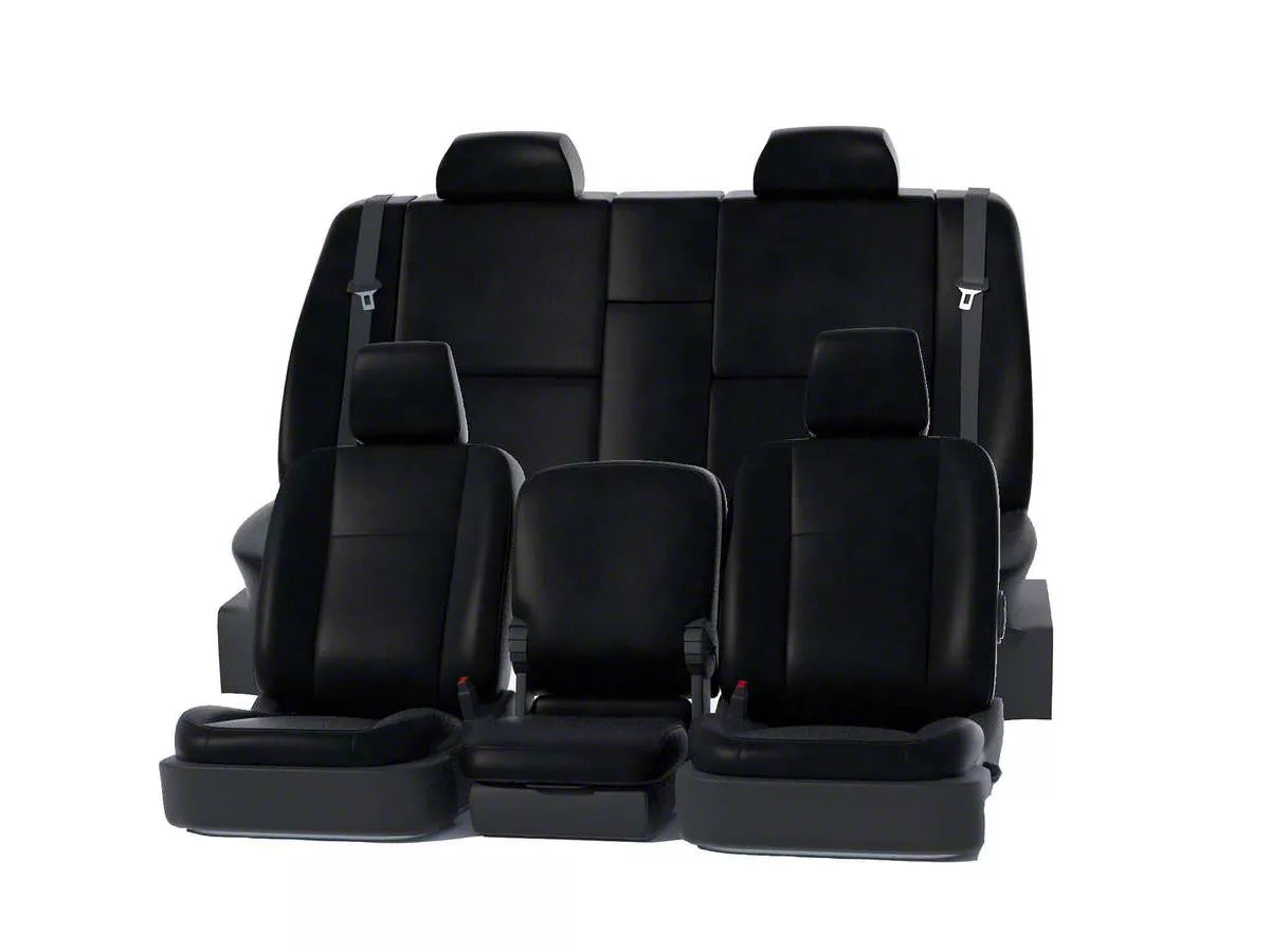 Covercraft 19-24 Dodge Ram 1500 Leatherette PrecisionFit Custom Second Row Seat Covers - Black