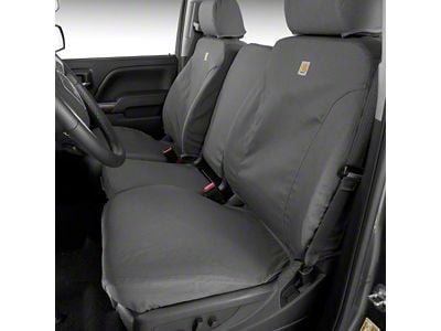 Covercraft 17-22 GMC Acadia Waterproof Polyester SeatSaver Custom Front Row Seat Covers - Grey