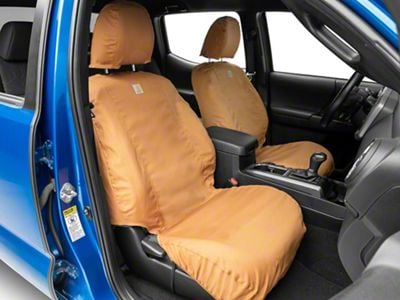Covercraft 05-15 Toyota Tacoma Carhartt SeatSaver Custom Front Row Seat Covers - Brown