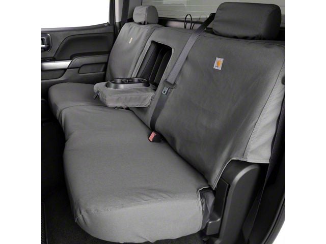 Covercraft 12-15 Toyota Tacoma Carhartt SeatSaver Custom Second Row Seat Covers - Gravel