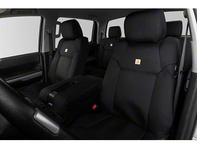 Covercraft 09-15 Toyota Tacoma Carhartt Super Dux PrecisionFit Custom Front Row Seat Covers - Black