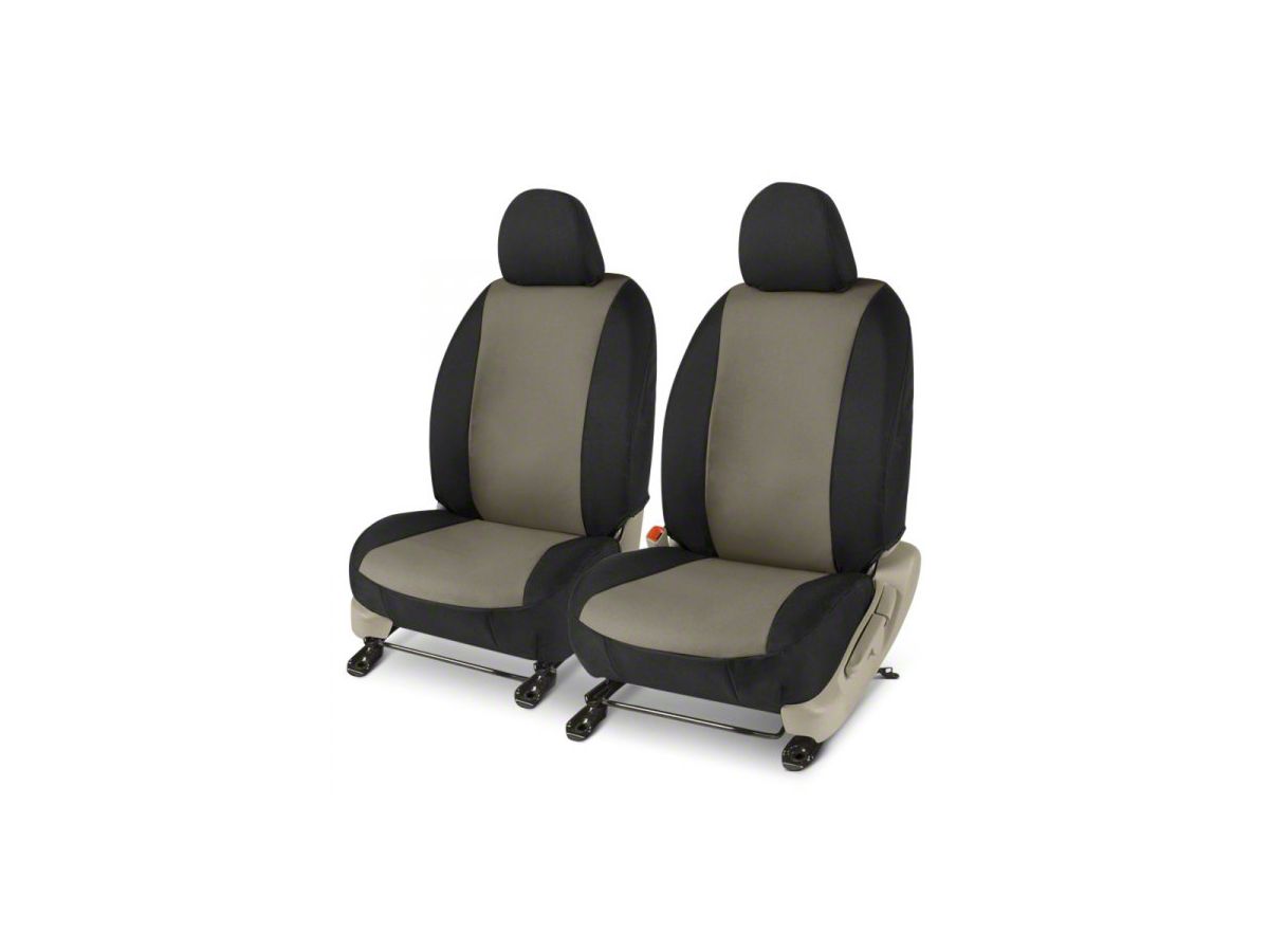 Covercraft 16-23 Toyota Tacoma Endura PrecisionFit Custom Second Row Seat Covers - Charcoal/Charcoal