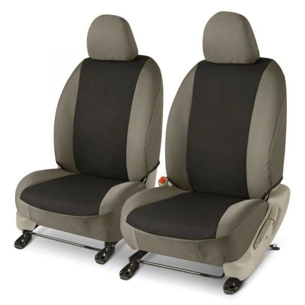 Covercraft 18-23 Toyota Camry Polycotton SeatSaver Custom Front Row Seat Covers - Charcoal