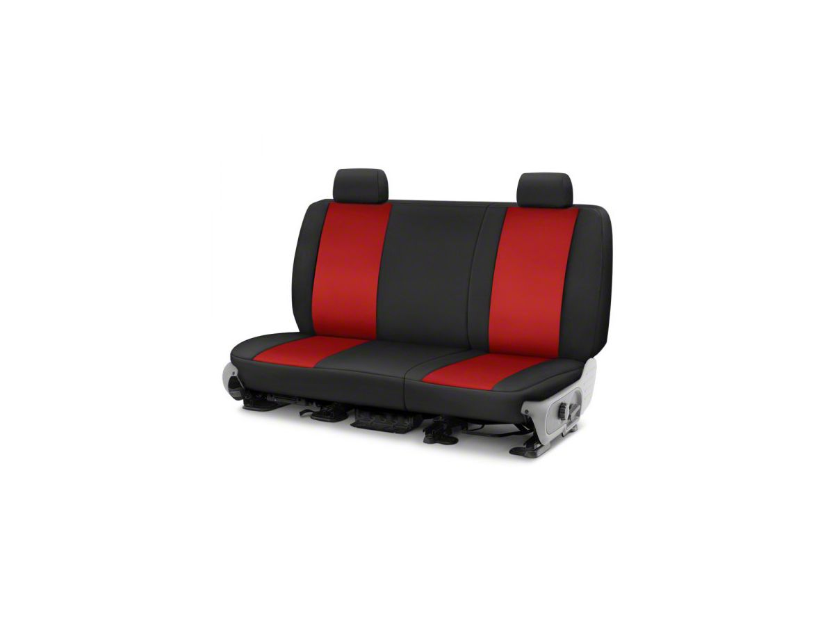 Covercraft 16-23 Toyota Tacoma Endura PrecisionFit Custom Second Row Seat Covers - Red/Black