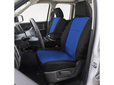 Covercraft 22-24 Nissan Frontier Endura PrecisionFit Custom Front Row Seat Covers - Blue/Black