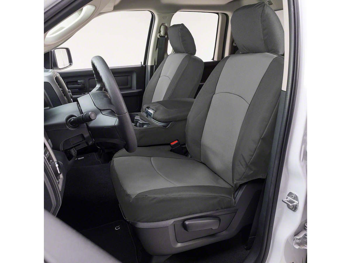 Covercraft 17-24 Nissan Titan Endura PrecisionFit Custom Second Row Seat Covers - Charcoal/Silver